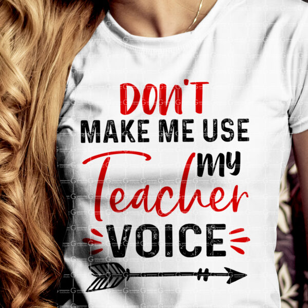 Back to School Teacher voice png School Sublimation designs