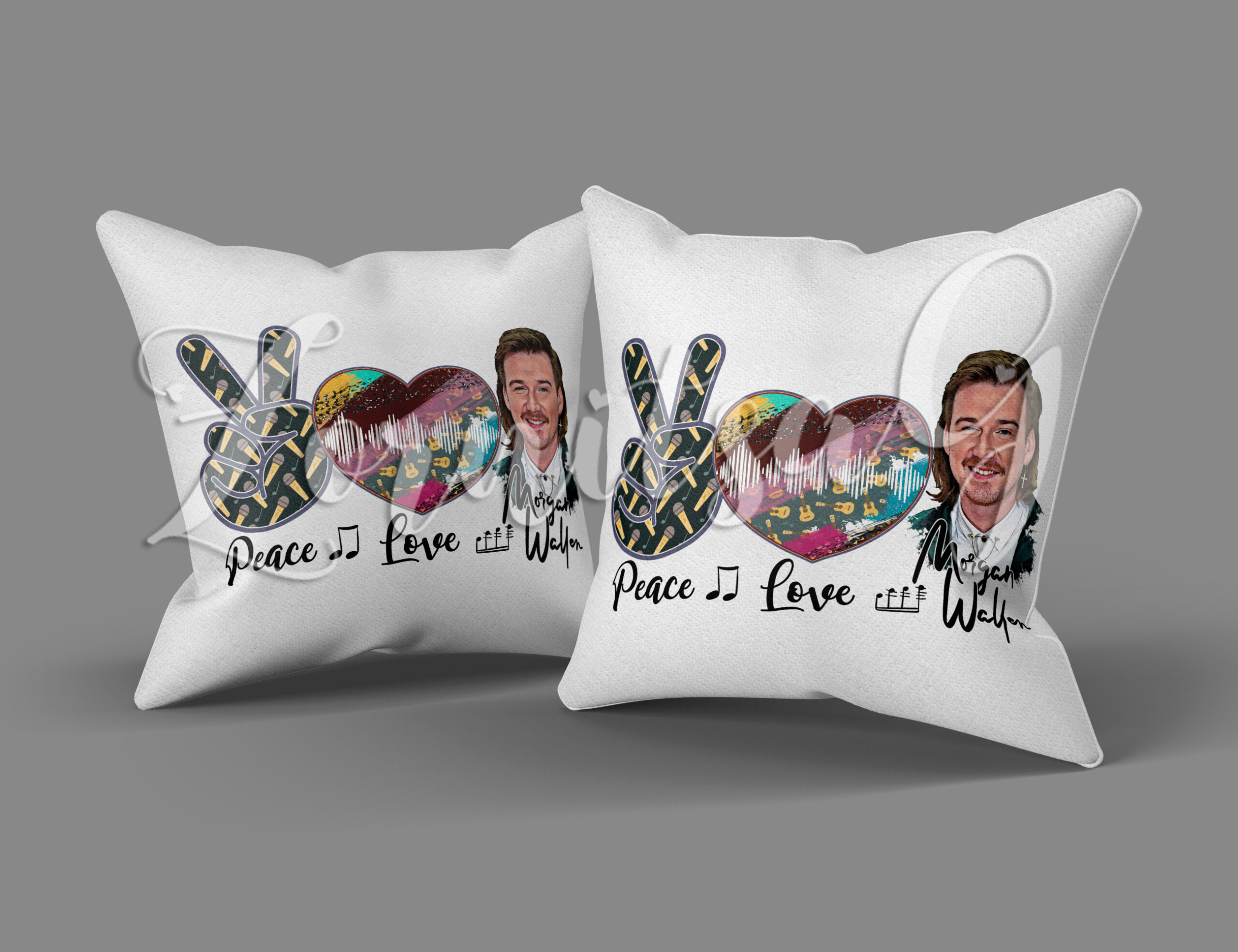 Peace love Morgan Wallen PNG Design, PNG files for Sublimation