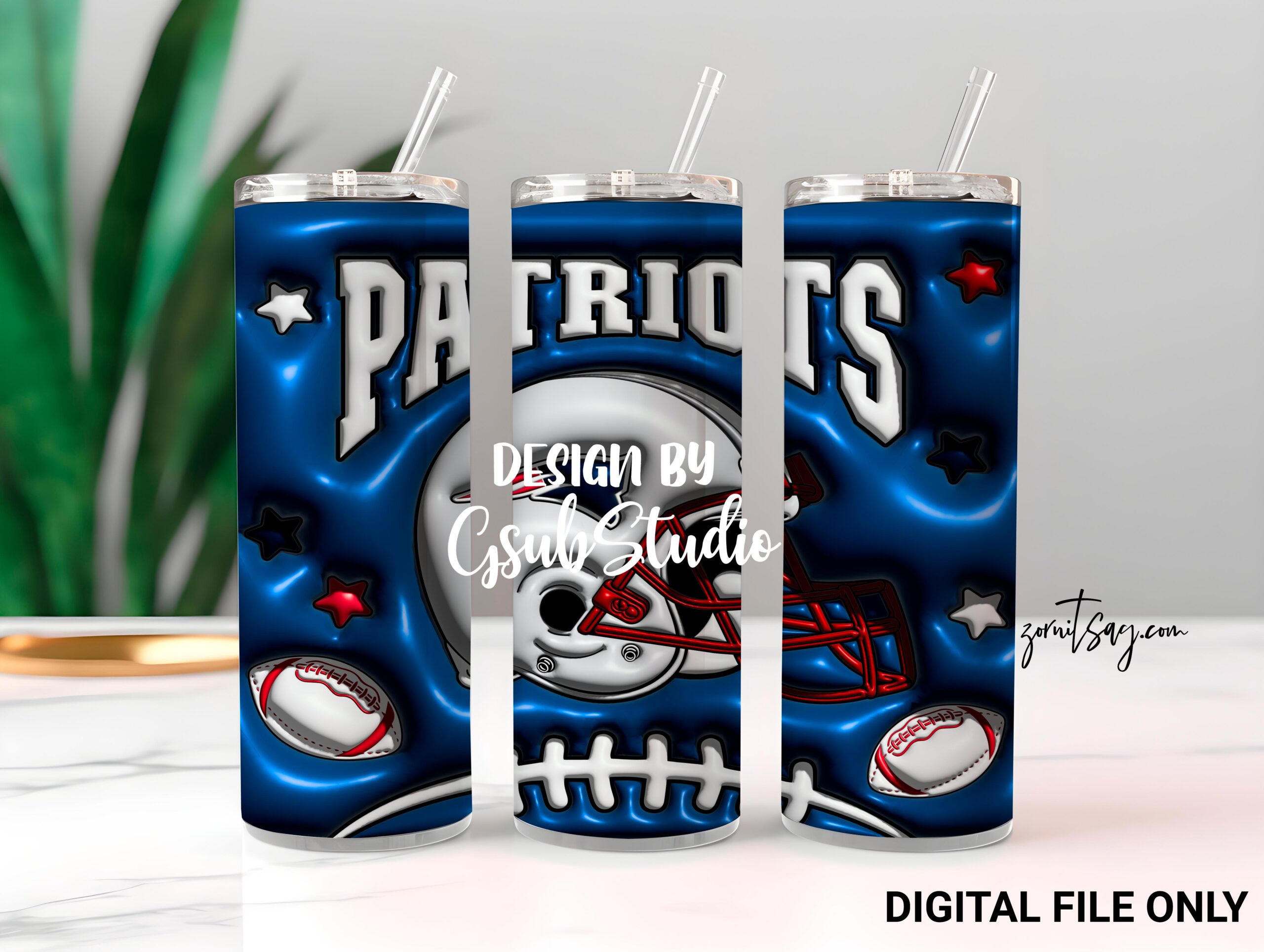 Football Tumbler Wrap  Football Sublimation Tumbler Designs