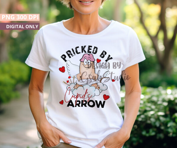 Adult Cupid penis Pricked by Cupid's Arrow Love Valentines Day Funny Adult Sublimation Design Digital download Dirty Valentine's Day t-shirt design, Naughty Valentine's Day