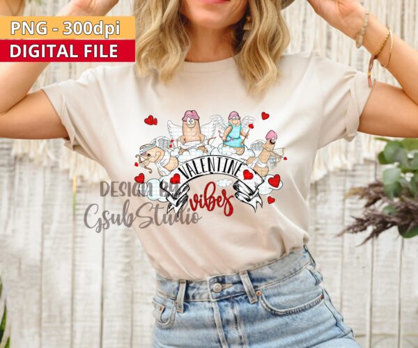 Valentine Vibes Penis PNG Valentines day Sublimation Design download, Adult Funny Sublimation Design Digital download Naughty Valentine's day